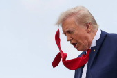 U.S. President Trump attends the Daytona 500 race in Daytona Beach