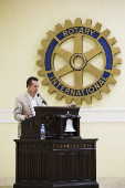 Celso Russomanno em palestra no Rotary Club (SP)