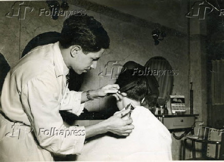 Barbeiro em So Paulo, em 1952