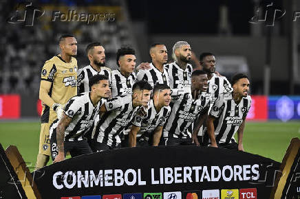 Partida entre BOTAFOGO X SO PAULO pela Copa Libertadores da Amrica