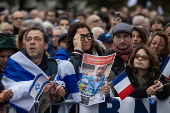 Rally in Paris for Israeli hostages held in Gaza