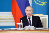 Russian President Vladimir Putin visits Kazakhstan