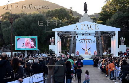 Pope Francis visits Corsica