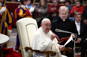 Pope Francis meets the Italian pilgrims of the Camino de Santiago