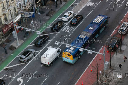 First day of New York City?s planned congestion pricing program in Manhattan