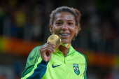 Rio 2016 - Jud feminino - Rafaela Silva (Medalha de ouro)