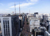 Parada do orgulho LGBT+ 2024 em So Paulo