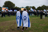 Memorial event for victims of October 7 attack on Israel, in London