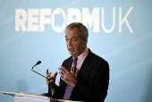 Britain's Reform UK party holds press conference in London