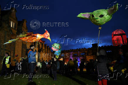 Bolsover Lantern Parade in Derbyshire