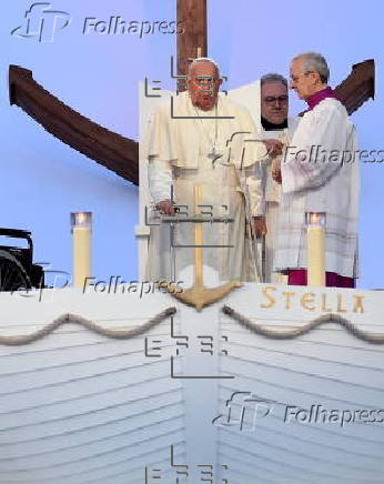 Pope Francis visits Corsica