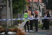 Un avin privado se accidenta y se incendia en la periferia de Buenos Aires