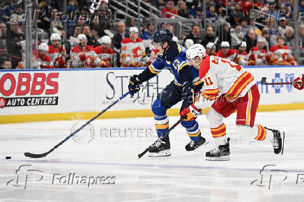 NHL: Calgary Flames at St. Louis Blues