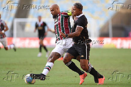 Partida entre Fluminense e Vasco pelo Campeonato Brasileiro 2024.