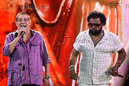 Pagodinho e Xande de Pilares  se apresentam no palco Sunset