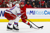 NHL: New York Rangers at Detroit Red Wings