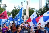 Protest to mark the International Day for the Elimination of Violence Against Women, in Panama City