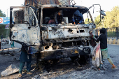 Aftermath of an anti-government rally by supporters of former Pakistani PM Khan's party PTI, in Islamabad