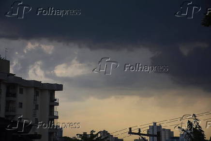 Alerta para temporal na cidade de So Paulo