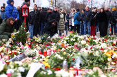 Aftermath of Christmas market attack, in Magdeburg