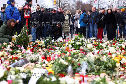 Aftermath of Christmas market attack, in Magdeburg