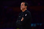 NBA: Miami Heat at Los Angeles Lakers