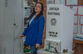 JULIANA BRIZOLA / CANDIDATA PREFEITURA / VOTACAO / ELEICOES