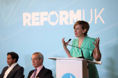 Reform UK press conference, in London