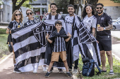 Hinchas de Mineiro se renen en el Parque Mangabeiras de Belo Horizonte