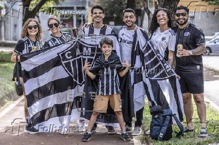 Hinchas de Mineiro se renen en el Parque Mangabeiras de Belo Horizonte