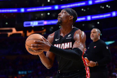 NBA: Miami Heat at Los Angeles Lakers