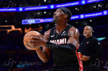 NBA: Miami Heat at Los Angeles Lakers