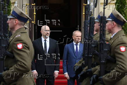 Ukrainian Prime Minister Denys Shmyhal visits Warsaw