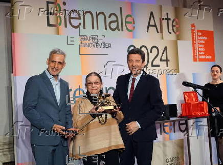 Awards ceremony of the 60th international art exhibition Biennale in Venice