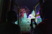 Diwali celebrations at Neasden Temple in London