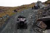 Motoring enthusiasts take part in the annual VSCC Lakeland Trial at Honister Slate Mine, in Keswick