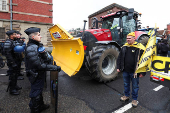 Protest against the EU-Mercosur Trade Agreement in Strasbourg