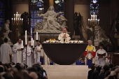 Sunday mass at Notre Dame Cathedral in Paris