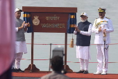 Three Indian Navy warships commissioned in Mumbai