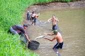 Pesca artesanal na Vspera de Sexta-Feira Santa no Rio Grande do Sul