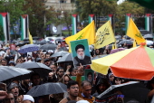 Anti-Israel protest in Tehran after death of Hezbollah leader Nasrallah