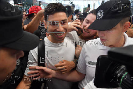 Gonzalo Montiel llega a Buenos Aires para jugar con River