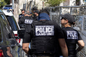 Agents with Homeland Security Investigations (HSI) conduct a search for undocumented migrants in San Juan