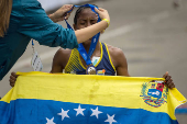 El brasileo Johnatas Cruz y la venezolana Magaly Garca ganan el Maratn CAF 2025