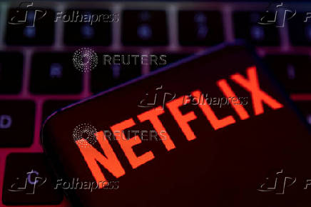 FILE PHOTO: Illustration shows Netflix logo