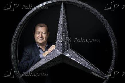 Retrato do presidente da Mercedes-Benz Cars & Vans no Brasil, Carlos Garcia 