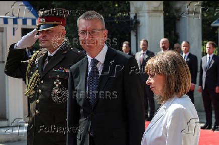 President of the Republic of Latvia Edgars Rinkevics visits Athens