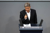 Germany?s lower house of parliament, the Bundestag discusses the 2025 budget