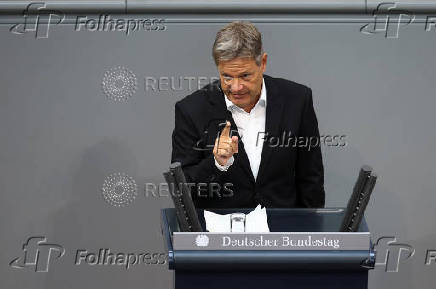 Germany?s lower house of parliament, the Bundestag discusses the 2025 budget