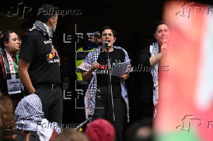 Pro-Palestine rally in Melbourne